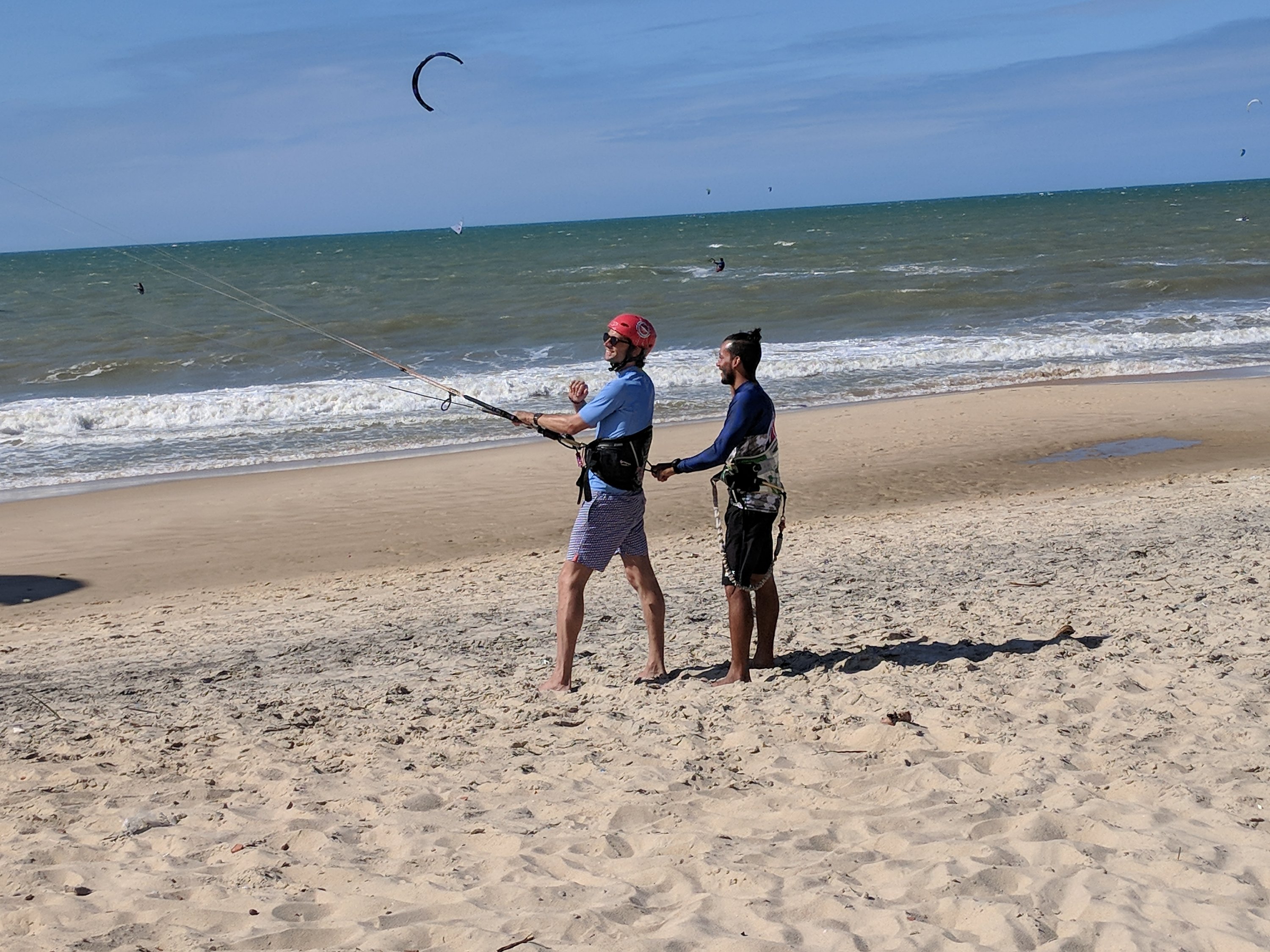 James being held down by Clayton