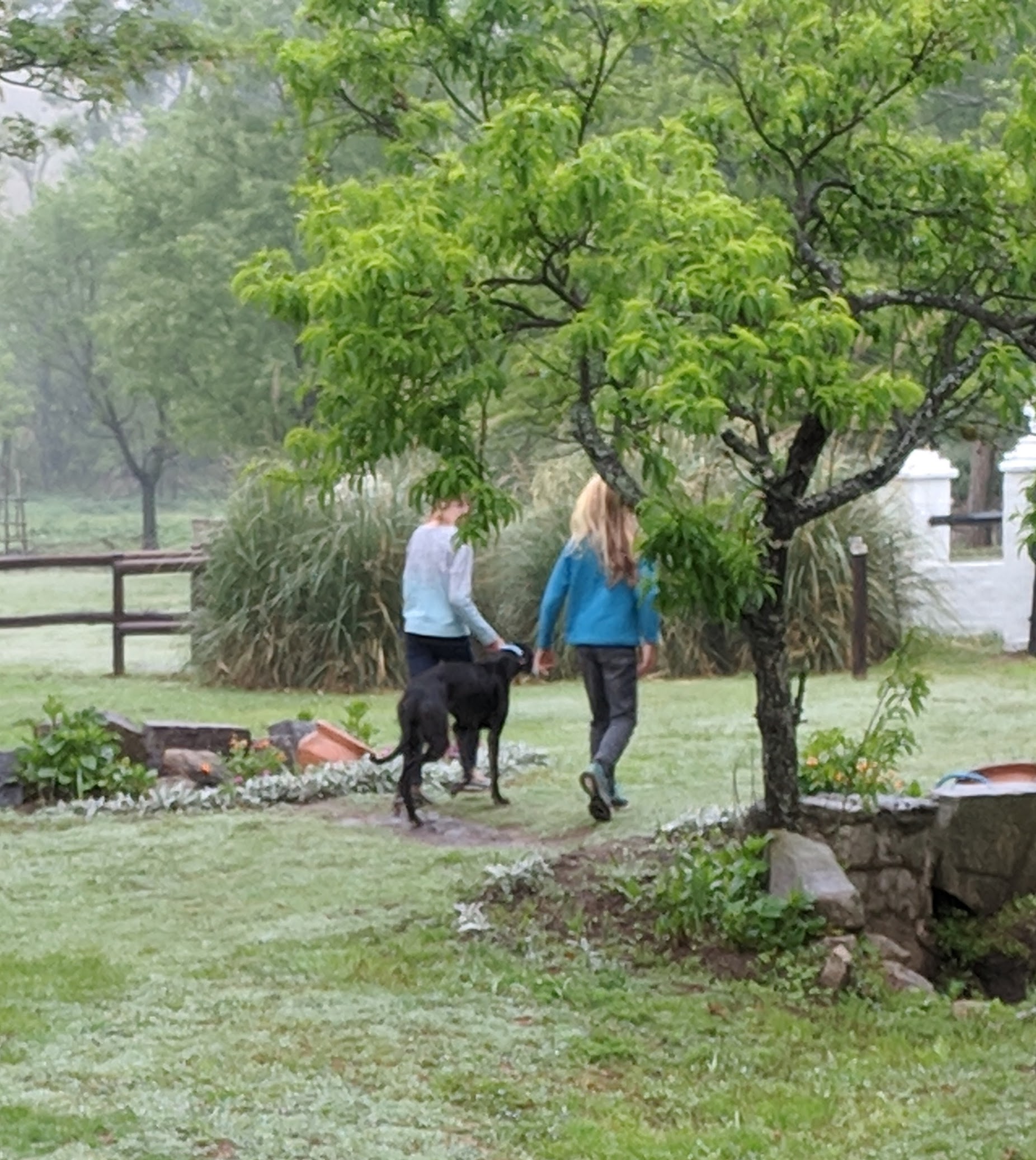 Heading off to school with Masai