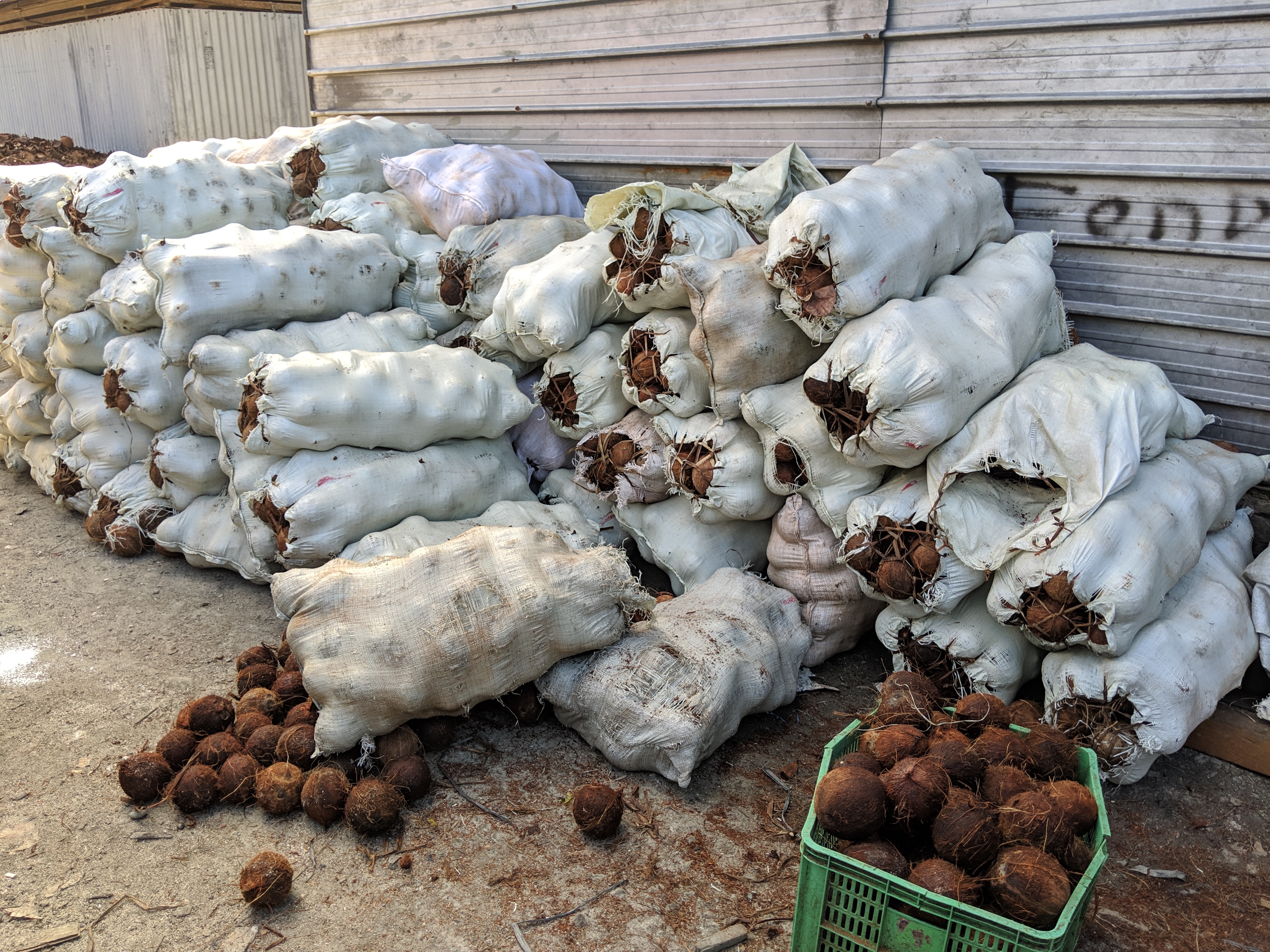 New arrivals. Can't use old fertilizer bags for organic produce.